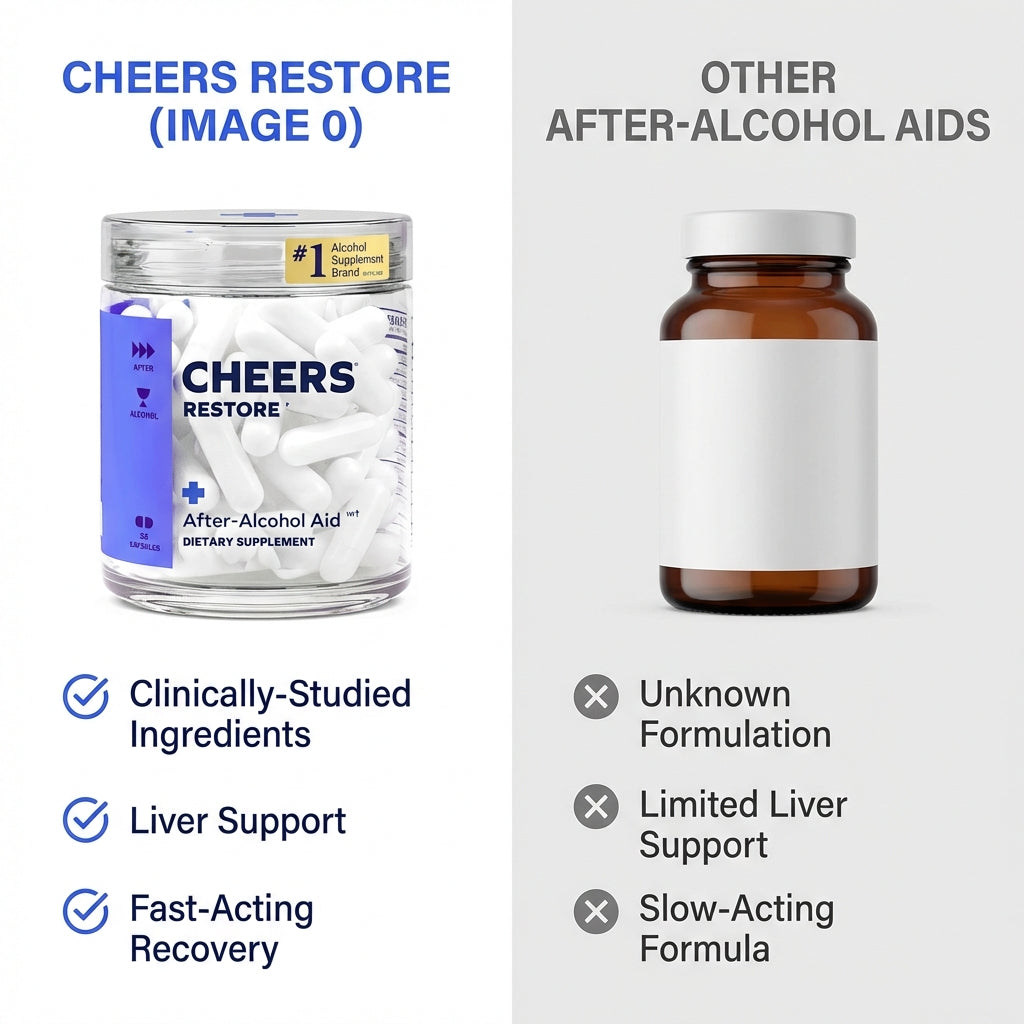 Cheers Restore | Supplement with DHM + L-Cysteine