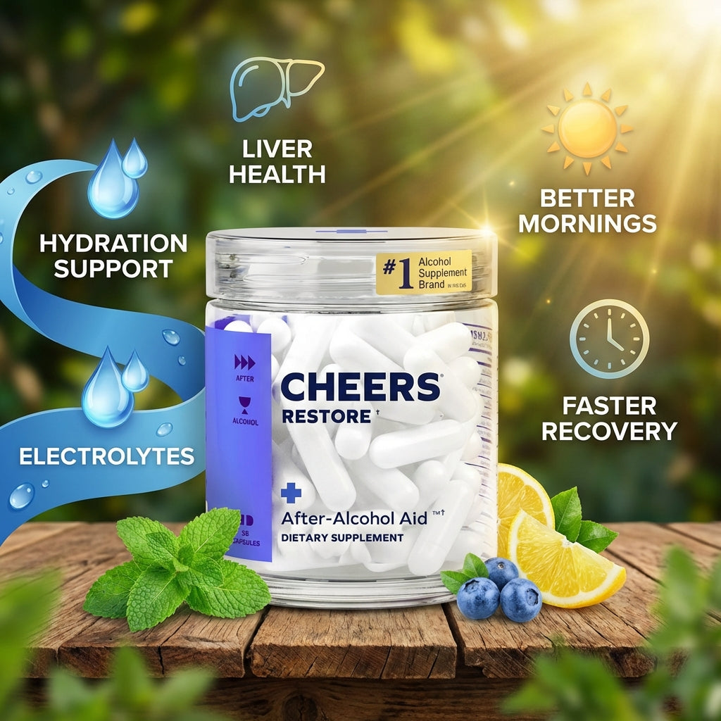 Cheers Restore | Supplement with DHM + L-Cysteine