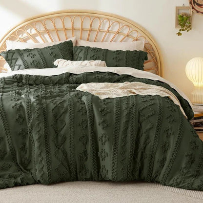 ORIVION - BOHO DELUXE TUFTED DECORATIVE COMFORTER SET