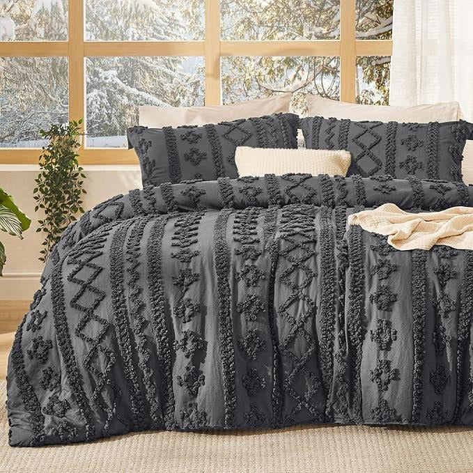 ORIVION - BOHO DELUXE TUFTED DECORATIVE COMFORTER SET