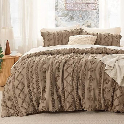 ORIVION - BOHO DELUXE TUFTED DECORATIVE COMFORTER SET
