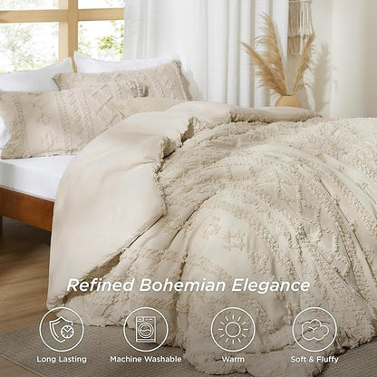 ORIVION - BOHO DELUXE TUFTED DECORATIVE COMFORTER SET